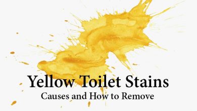 Yellow stains in toilet: Causes, how to remove and prevent