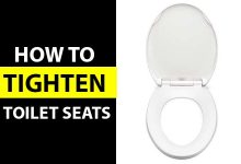 How to tighten loose toilet seat: concealed and uncocealed fixings
