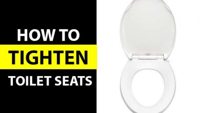 How to tighten loose toilet seat: concealed and uncocealed fixings