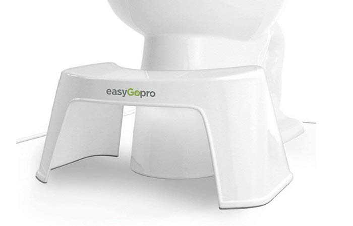 EasyGoPro Compact Bathroom Stool