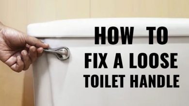 Loose toilet handle-Troubleshoot, fix and replacement