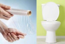 How to unclog toilet with saran wrap