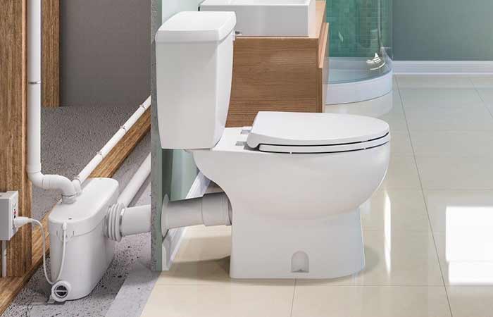 Reasons for using an Upflush toilet