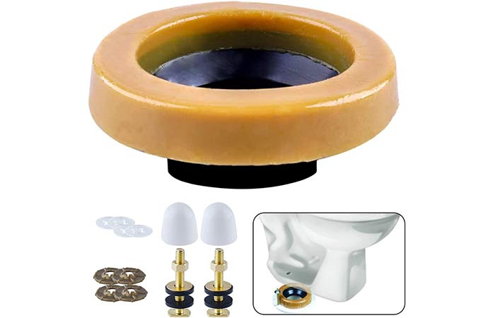 Toilet wax ring replacement kit