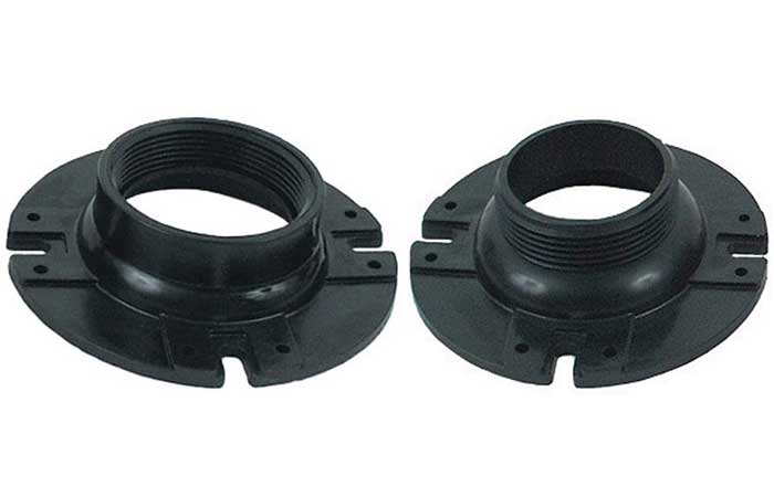 Male and female threaded flange