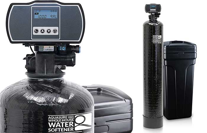 Whole house water softener