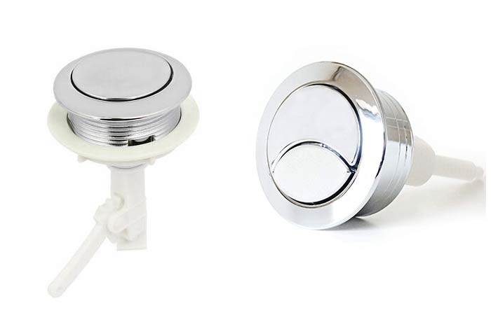 Flush buttons- Single vs dual flush toilet