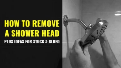 How to remove a shower head that is old, won't unscrew and glued