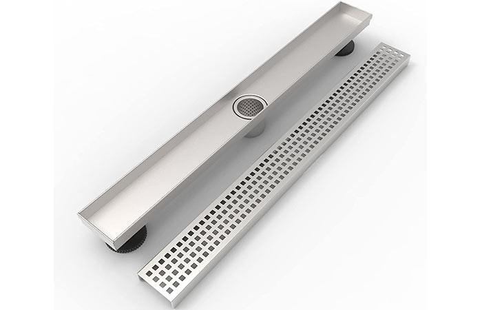 Linear shower drain cover