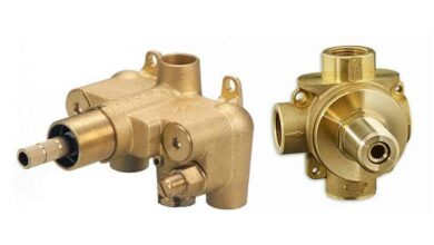 Types of shower diverters and valves